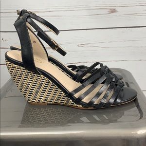 Seychelles black wedge sandal 8